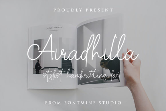 Airadhilla: A Stylish Handwritten Font
