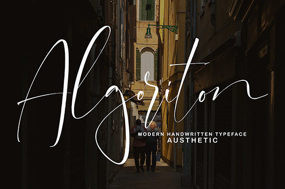 Algoriton: A Handwritten Font with Character