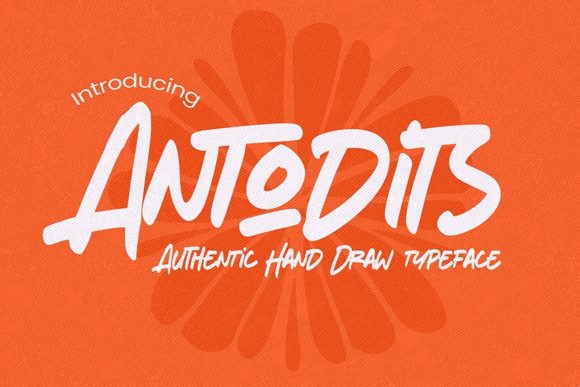 Antodits: A Font That Speaks Volumes