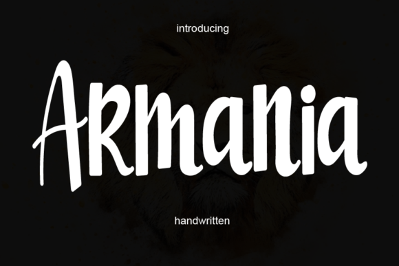 Armania: A Handwritten Font for Web Design