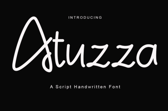 Atuzza: A Bold Script Font