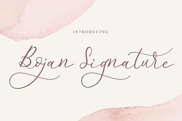 Bojan Signature: A Luxurious Script for Marketers