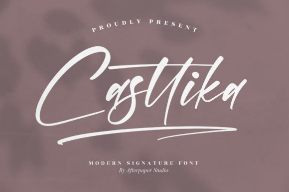 Casttika: Modern Script Font for Editorial Design