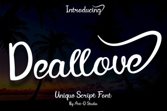 Deallove: A Handwritten Font for Creative Projects