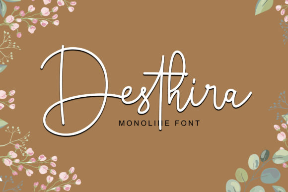 Desthira: Elegant Script Font for Crafters