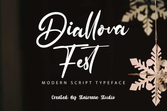 Diallova Fest: A Modern Script Typeface