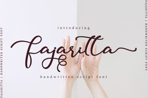 Fajaritta: A Delicate Handwritten Font