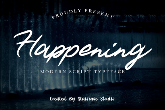 Happening: A Modern Script Font