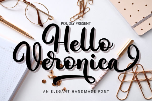 Hello Veronica: A Script Font for Elegant Branding