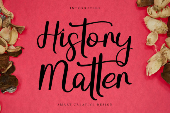 History Matter Font for Business