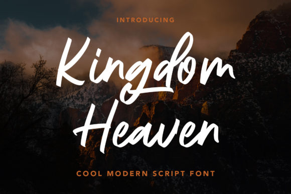 Kingdom Heaven Font for Editorial Design