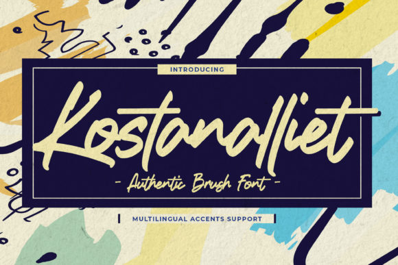 Kostanalliet: A Handwritten Font for Web Design
