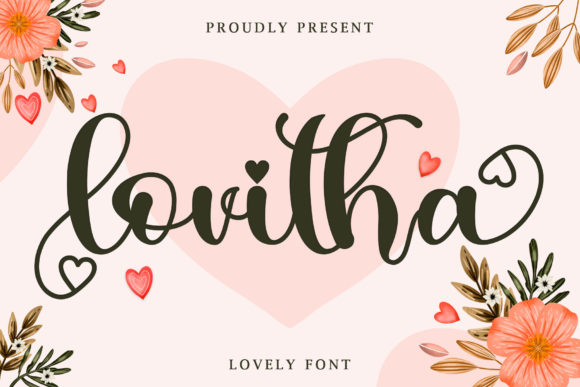 Lovitha: A Flowing Script Font for Crafters