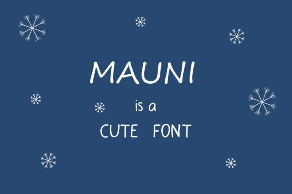 Mauni: A Handwritten Font for Creative Campaigns
