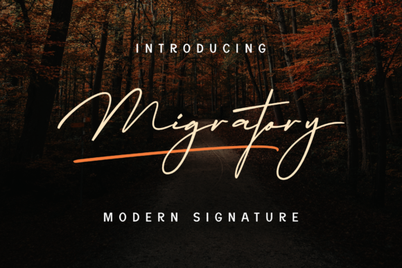 Migratory Font: Modern Handwritten Style
