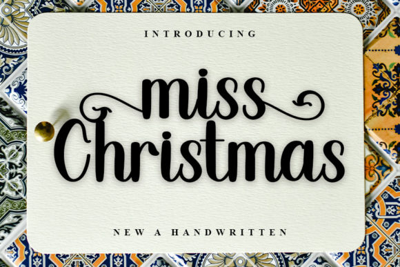 Miss Christmas: A Stylish Handwritten Font