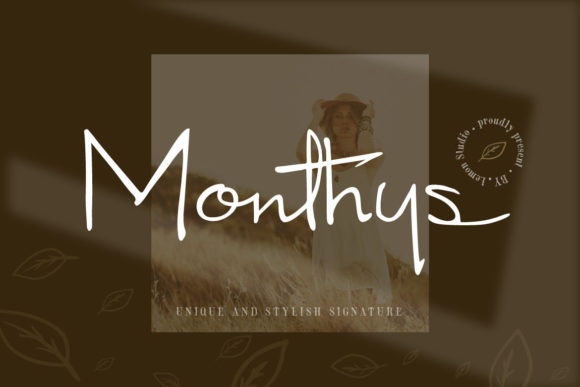 Monthys Font for Professional Branding