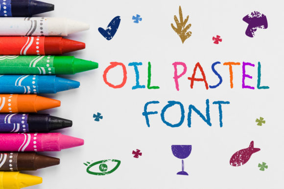 Oil Pastel Font: Creative Type for Digital Marketing