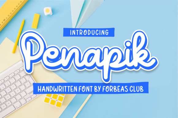 Penapik: A Flowing Handwritten Font