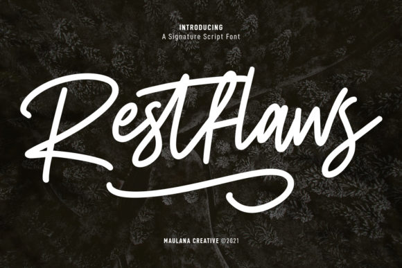 Restfaws: A Script Font for Web Design