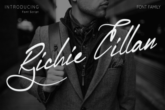 Richie Cillan: A Script Font for Elegant Design