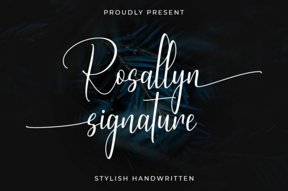 Rosallyn Signature: A Graceful Script Font