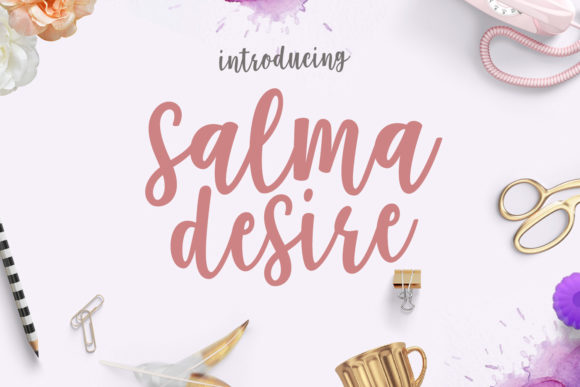 Salma Desire Font: Elegant Script for Editorial Design