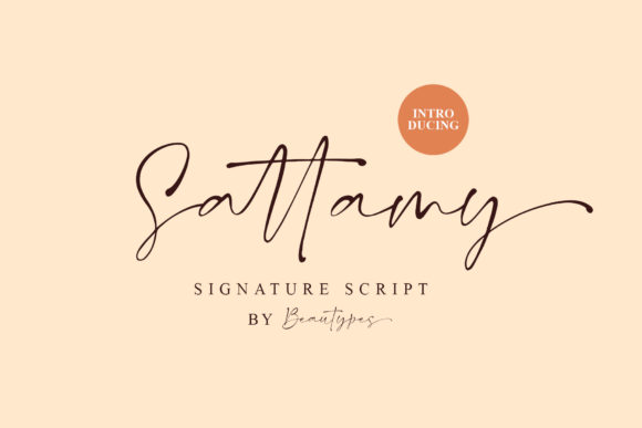 Sattamy Signature Font Review