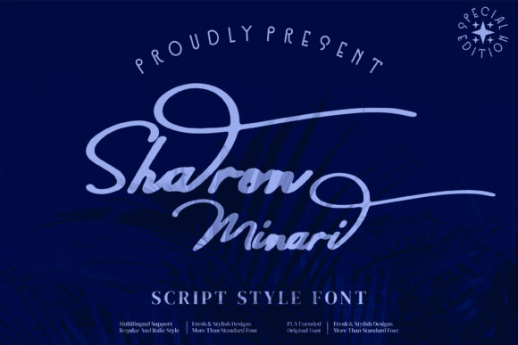 Sharon Minari: A Stylish Script Font