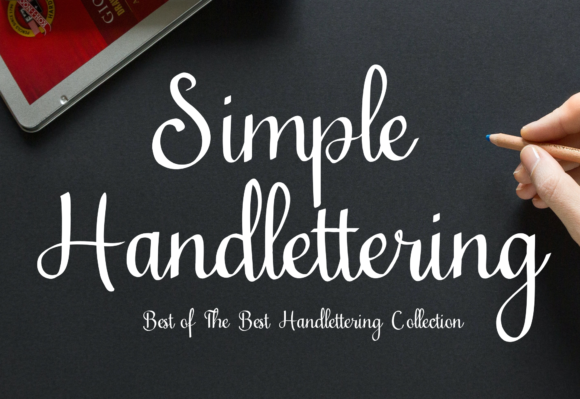 Simple Handlettering: A Font for Elegant Web Design