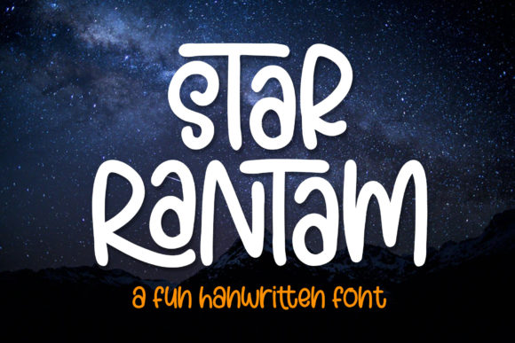 Star Rantam: A Handwritten Font for Business
