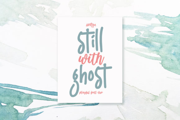 Still with Ghost: A Playful Font for Web Design