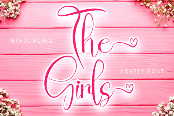 The Girls Font: A Handwritten Touch for Editorial Design