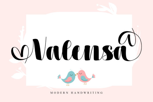 Valensa: A Modern Script Font