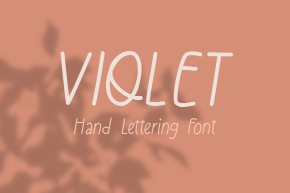 Violet: A Delicate Handwritten Font