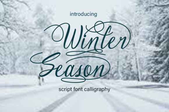 Winter Season Font for Business