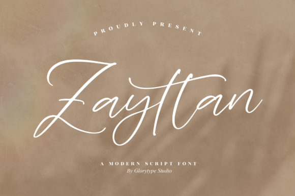 Zayttan: A Modern Script Font for Web Design